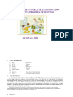 PLAN ANUAL DE TUTORIA DE LA Institución EDUCATIVA INICIAL Nº 246 QUIMLLO - copia