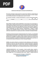 CONTRATO DE PRESTAÇÃO DE SERVIÇOS PSICOTERAPÊUTICOS
