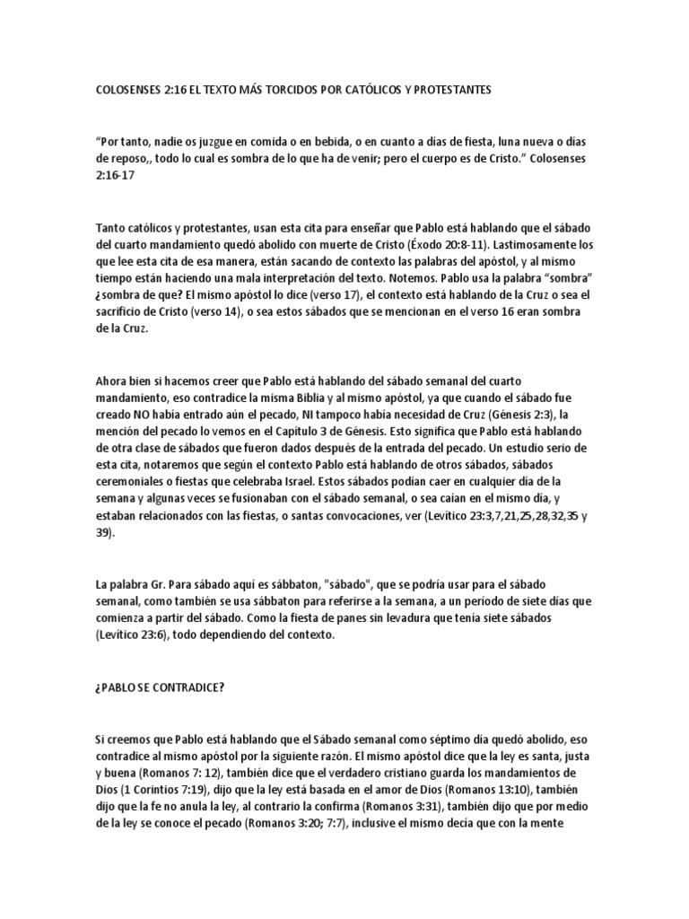 qué dice colosenses capítulo 2 versículo 16