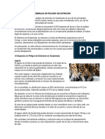 ANIMALES EN PELIGRO DE EXTINCION EN GUATEMALA