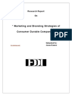 Marketing and Branding Strategies of Top Consumer Durable Companies