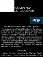 The Moral and Intellectual Legacies
