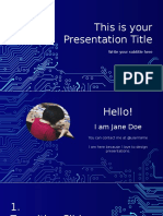 Lazuli Free Presentation Template