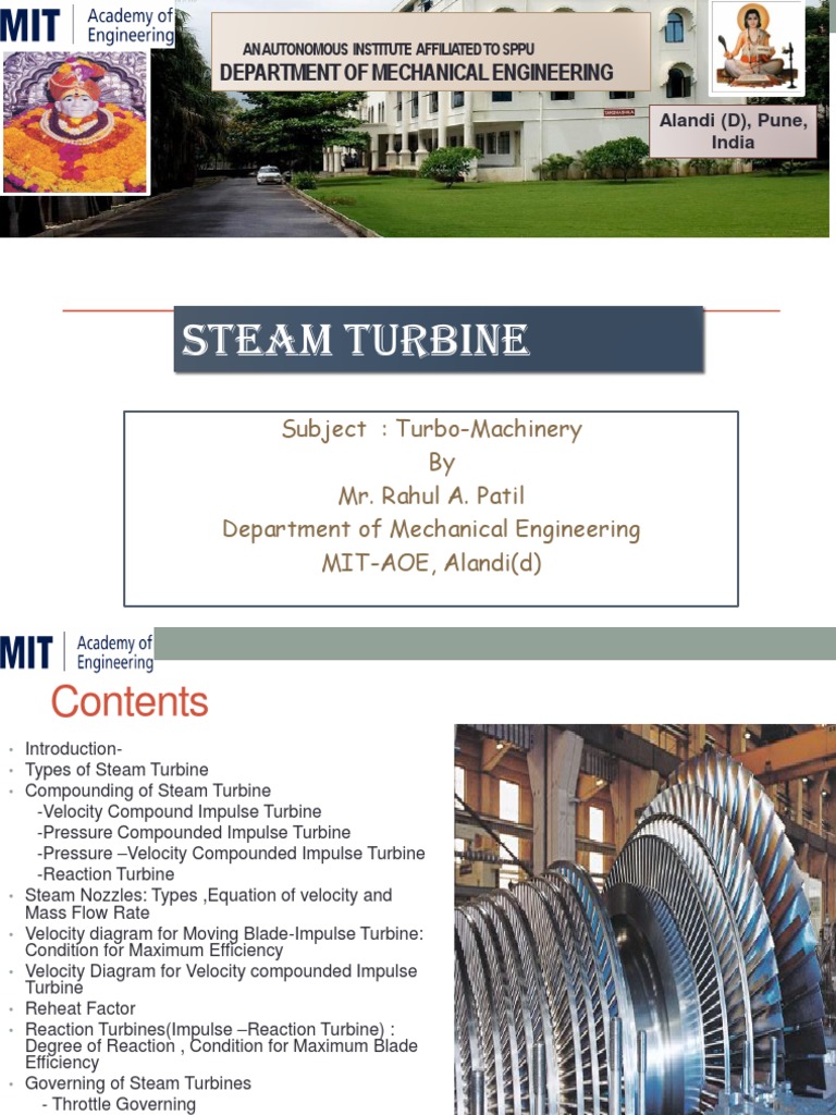 Steam Turbine | PDF | Turbine | Thermodynamics