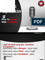How To Speak With Confident