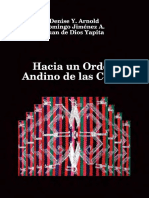 Arnold-Jiménez A.-De Dios Yapita - Hacia Un Orden Andino de Las Cosas PDF