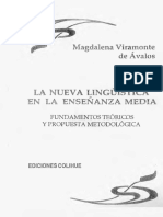 001VIRAMONTE DE AVALOS La Nueva Lingüistica en La Enseñanza Media PDF