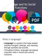Language and Its Social Functions