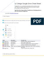 Google Drive Cheat Sheet