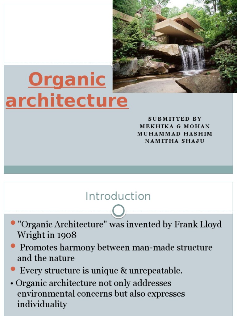 Organic Architecture | PDF | Art Media | Architectural Design