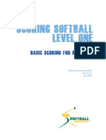 Softball Scoring Manual