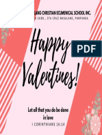 Happy Valentines Day Ornament Rose PDF