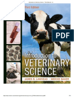 Introduction To Veterinary Science - Third Edition (Iv - V) PDF