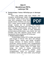 Bab IV Berakhirnya PETA, Lahirnya TNI