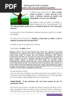 Dai Graças de Todo o Coração