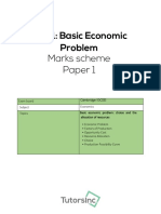 MS Cambridge O Economics-P1 Basic-Economic-Problem