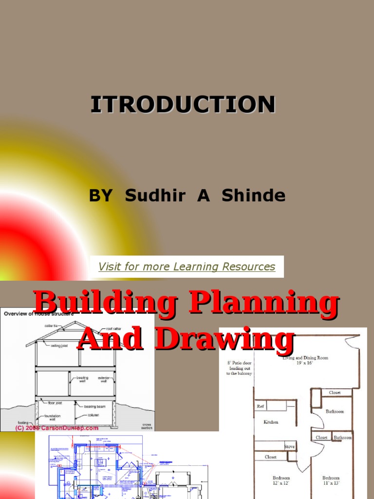 Building Planning and Drawing Essentials | PDF | Economic Sectors ...