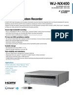 Panasonic CCTV WJ nx400 PDF