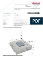 200x100x6mm SHS Base Plate & Anchor Report