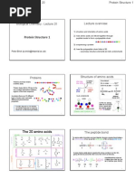 Download Biochemistry Lecture Notes Protein Structure 1 by MarcChang SN45056608 doc pdf