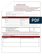 HR Online Application Form