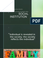 Social-Institutions FAMILY