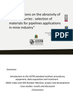 Investigations On The Abrasivity of Iron Ore Slurries - Adilson Da Costa (UFOP) - 0 PDF