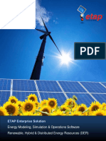 ETAP Renewable Sources Modeling Simulation