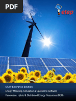 ETAP Renewable Sources Modeling Simulation