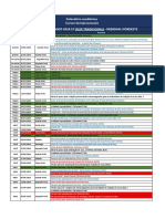 Calendário Flex Tradicional Regional Nordeste