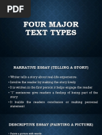 Four Major Text Types