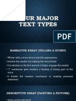 Four Major Text Types