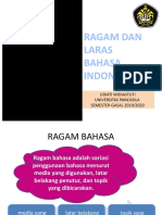 Kuliah - 2 Ragam Dan Laras Bahasa Indonesia - Mkwu