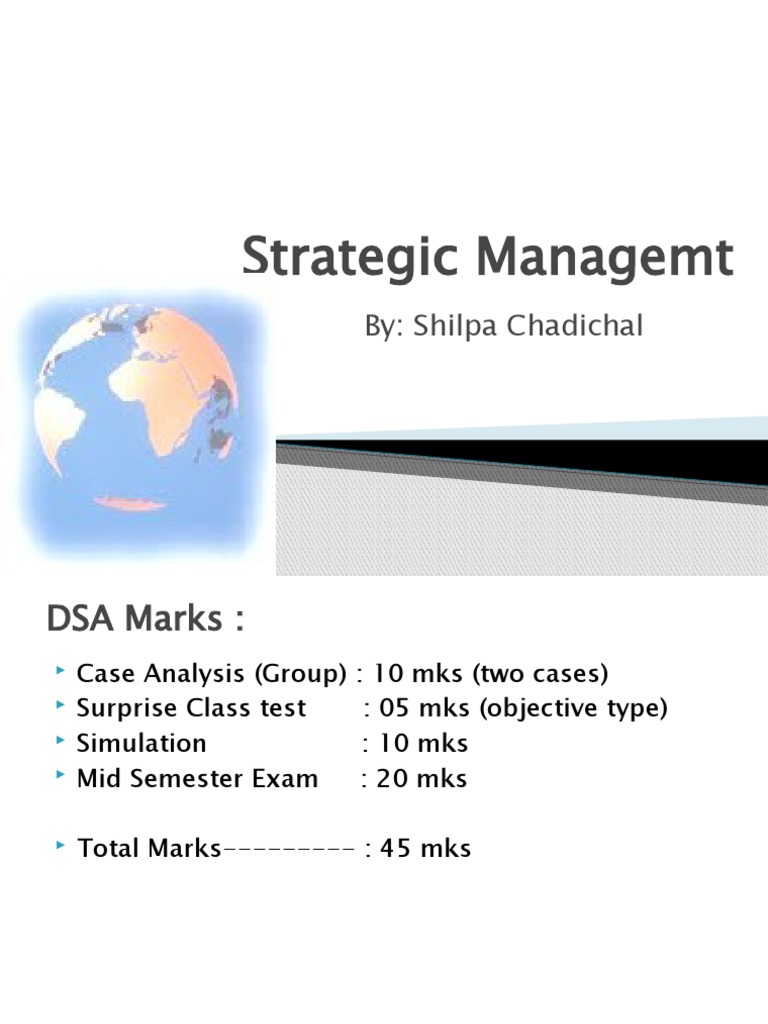 Strategic Management Simulation Guide | PDF | Strategic Management ...