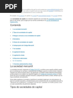 sociedades de capital