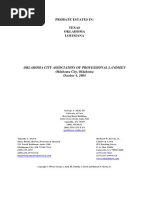 Probate Estate Law in TX,OK,LA_Article