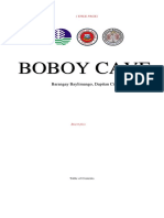 Cave Management Plan for Boboy Cave