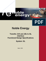 Noble Energy -  Transfer JVA and JEs to GL Interface Functional Design Template 1.0