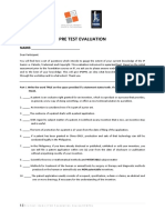 Pre Test - Foundation Course - v3