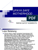 Upaya Safe Motherhood 1