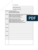 Objetivos de Ciencia 1º A 4º Medio