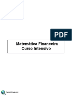 Finanças: Introdução à Matemática Financeira