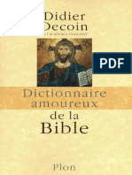 Dictionnaire amoureux de la Bible 