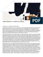 Bazin e a crítica no Brasil
