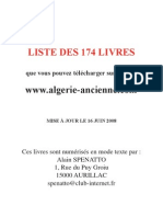 Liste Des Livres Sur La Guerre D'algerie