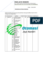 Surat Penawaran Trainer PLC Cp1e n30