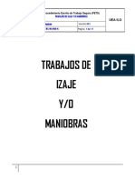 036 Procedimiento de Trabajo de Izaje Y-O Maniobras