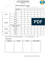 TP1 - Fiche Sensorielle - Produits Laitiers - 2019 - 2020 PDF