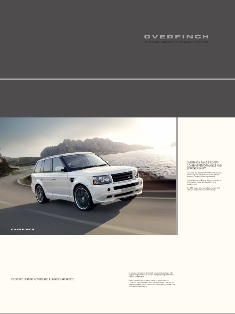 10055_OverfinchBrochure_010509 | Transmission (Mechanics) | Automatic  Transmission