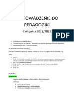 Wprowadzenie Do Pedagogiki